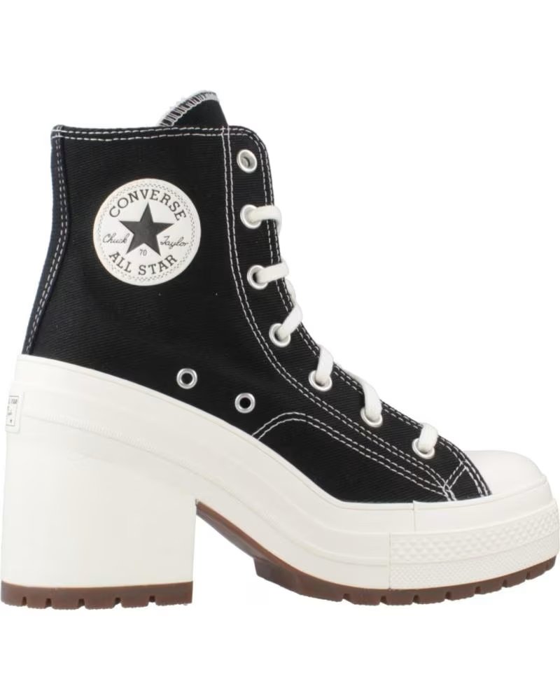 Converse Zapatillas Mujer Modelo Chuck 70 de Luxe Heel Color Negro Bl Blkgrt