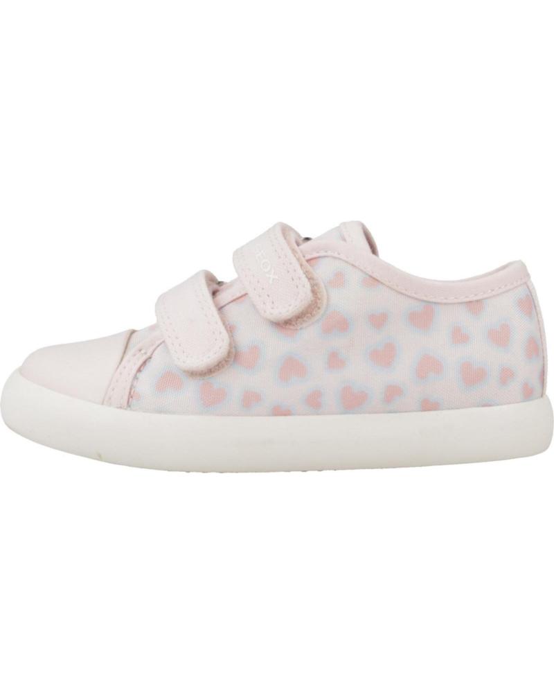 Deportivas de Niña GEOX ZAPATILLAS NINO MODELO B GISLI GIRL COLOR ROSA C8TM4
