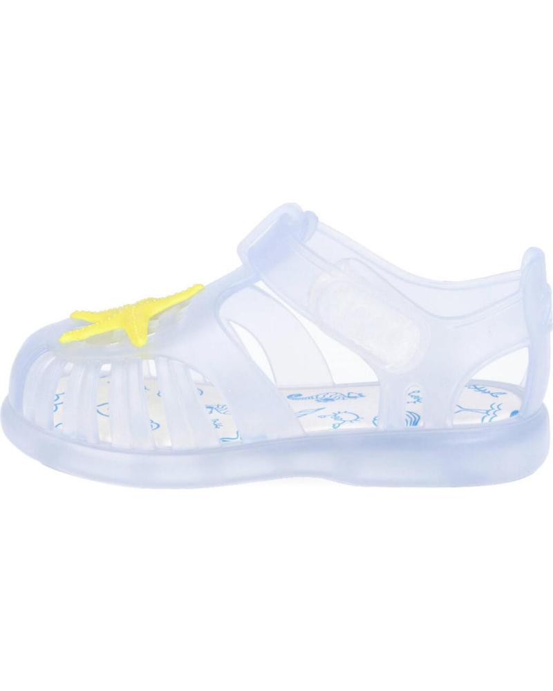 Chanclas de Niña IGOR SANDALIAS CANGREJERAS IGOR S10234-108 CON DETALLE DE ESTRELLA BLANCO-AMARILLO