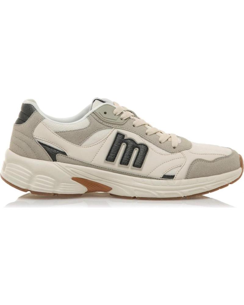 MTNG 84781 ZAPATILLAS URBANAS HOMBRE BLANCO Y GRIS GRIS