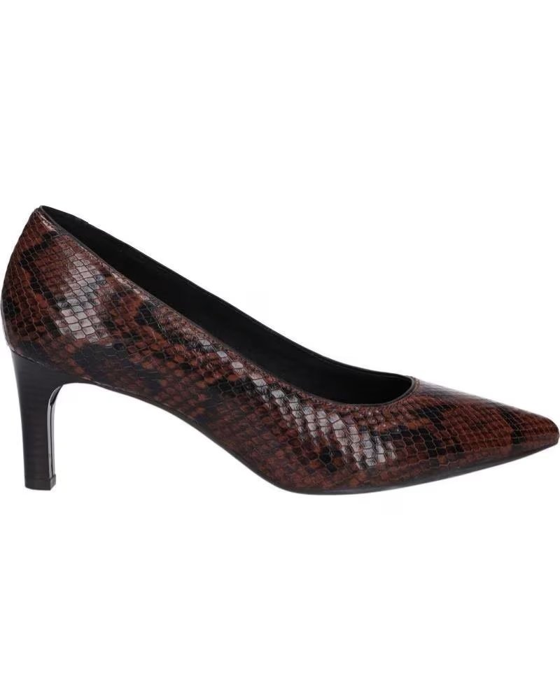 Geox Zapatos de Tacon Mujer Marron Mod Bibbiana Marrón