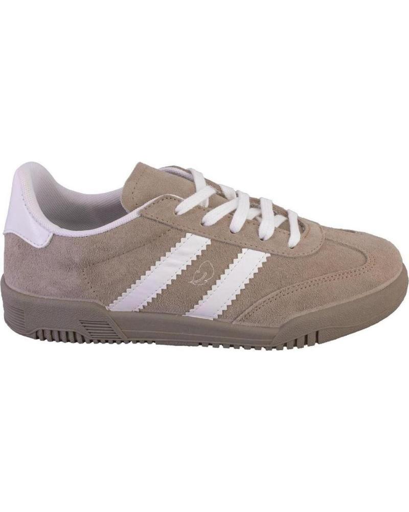 Sapatilhas de Mulher ROAL ZAPATILLA DEPORTIVA PLUMAFLEX LIGERA PIEL SERRAJE A35010 GRI NEGRO