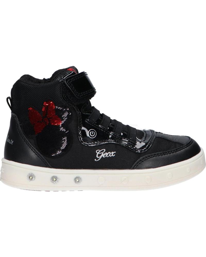 Botas de Niña GEOX J158WJ 011AJ J SKYLIN GIRL C0048 BLACK-RED