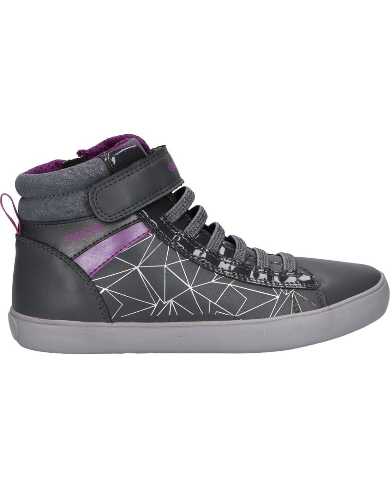 Deportivas de Niña GEOX J164NA 00454 J GISLI GIRL C9F8B DK GREY-CYCLAMEN