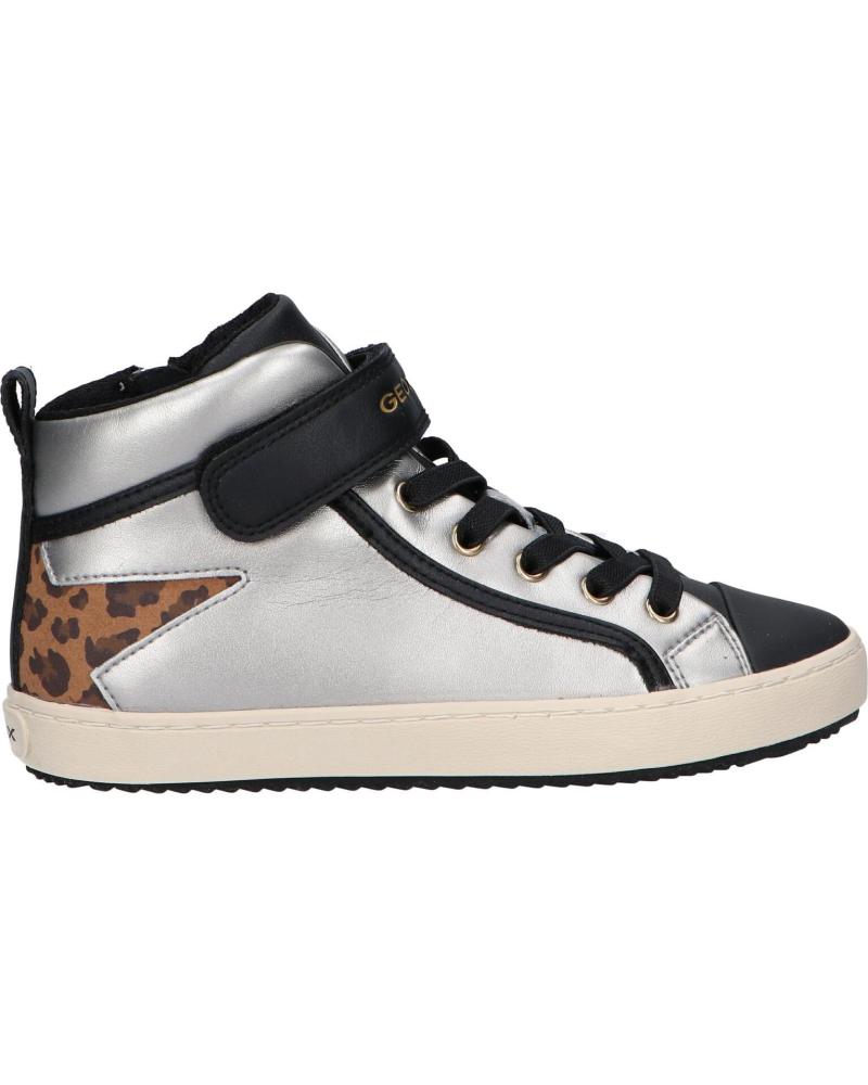 Deportivas de Mujer y Niña GEOX J944GM 0NFDH J KALISPERA GIRL C0474 SILVER-BLACK