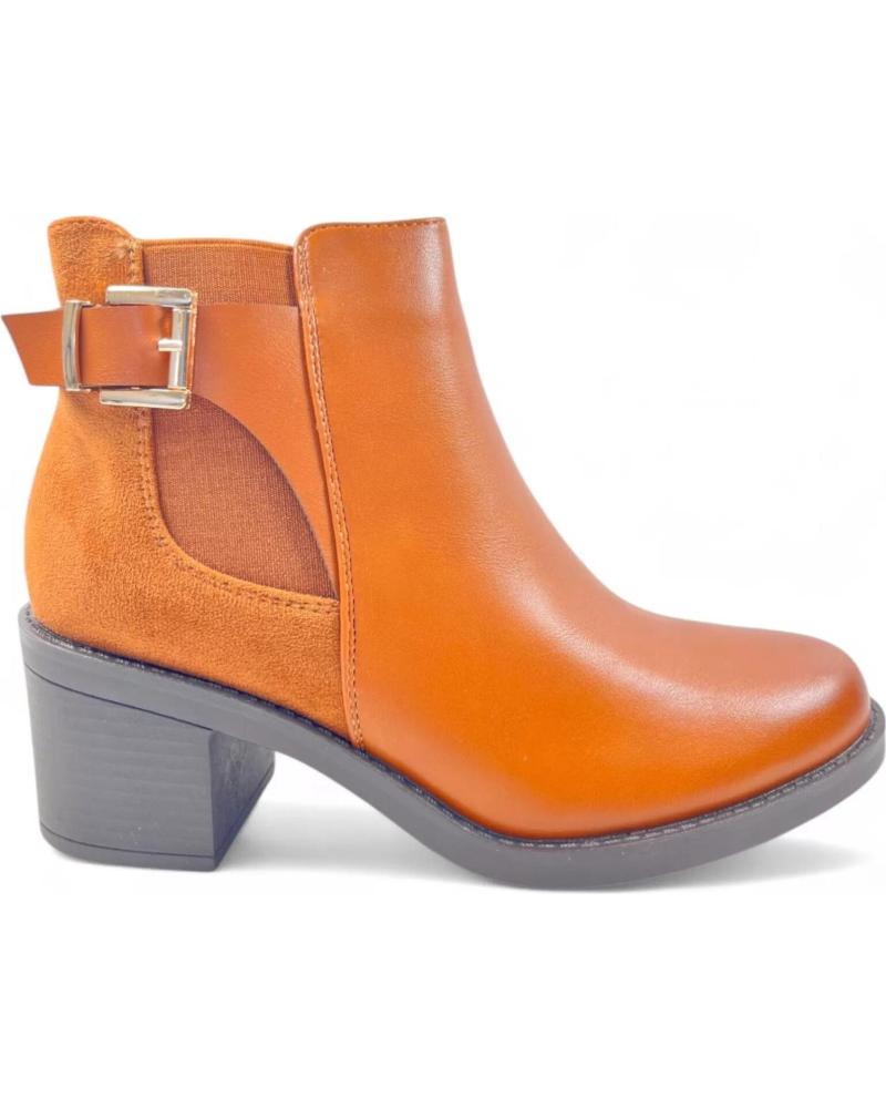 Botines de Mujer TIMBOS BOTIN TACON DE MUJER CAMEL 130930 MARRóN