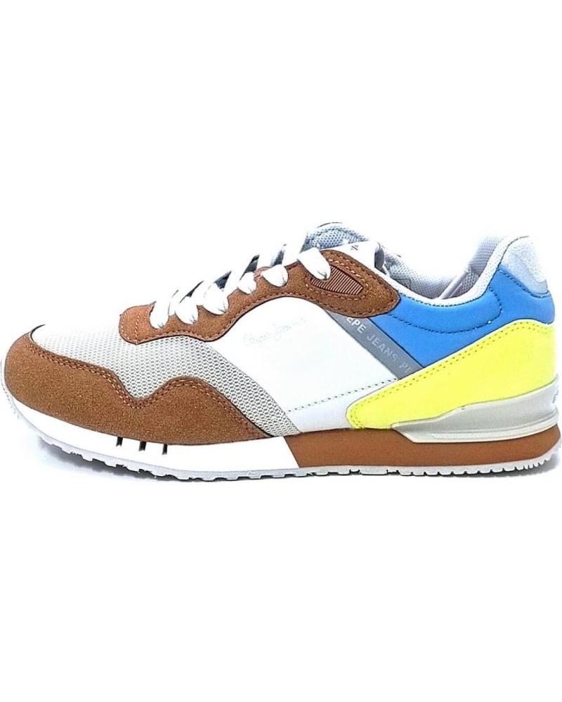 Zapatillas deporte de Mujer PEPE JEANS DEPORTIVO DE CORDONERAS MULTICOLOR BEIG