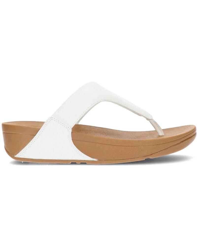 Sandalias de Mujer FITFLOP SANDALIAS LULU LEATHER TOEPOST WHITE