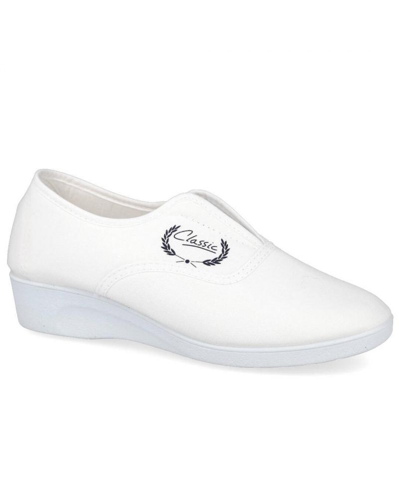 Calzado de casa de Mujer BUBBLE BOBBLE 7000 ZAPATILLAS LONA MUJER BLANCO