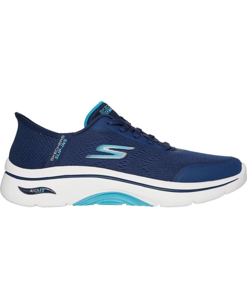 Deportivas de Mujer SKECHERS GO WALK ARCH FIT 2 0 VALC AZUL