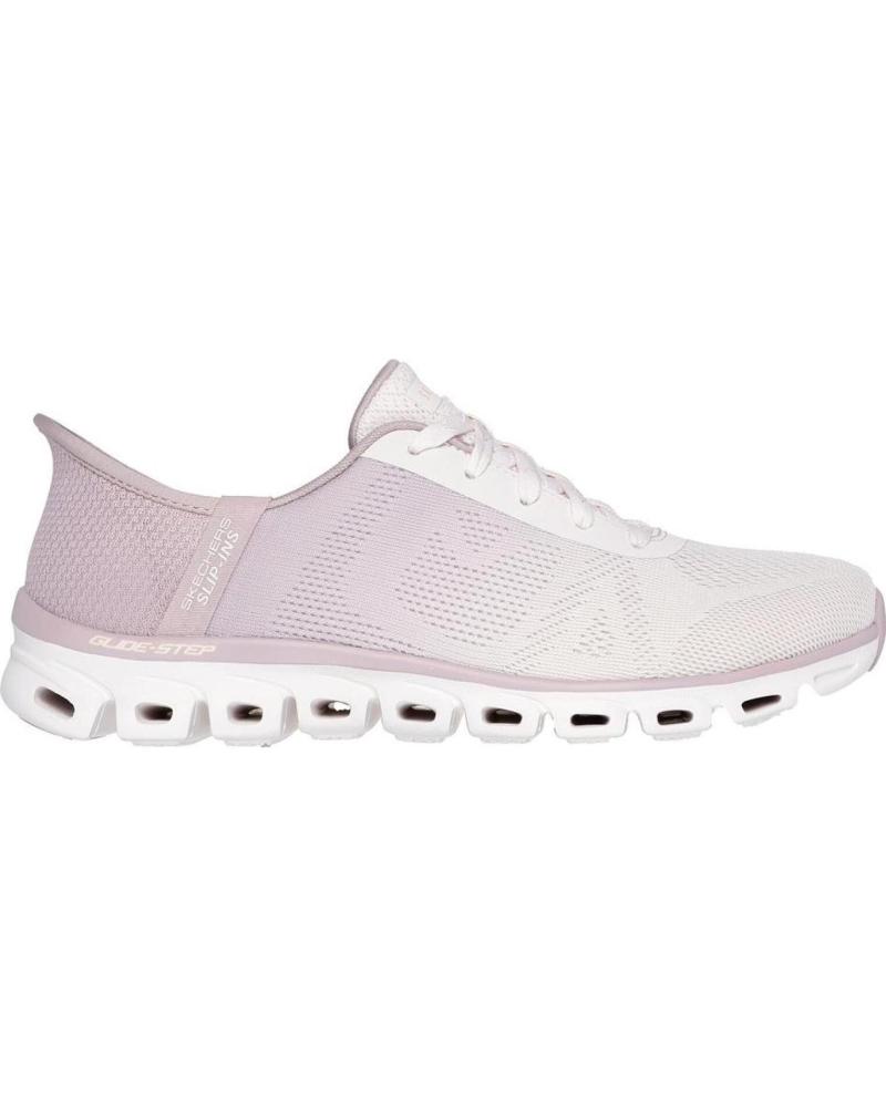 SKECHERS SLIP-INS GLIDE-STEP EXCITE ZAPATILLAS DEPORTIVAS MUJER MALVA MALVA