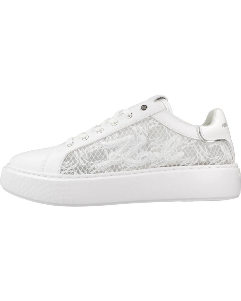 Deportivas de Mujer KARL LAGERFELD ZAPATILLAS MUJER MODELO KUP AUTOGRAPH LACE LO COLOR BLANCO 4 411 WHITE