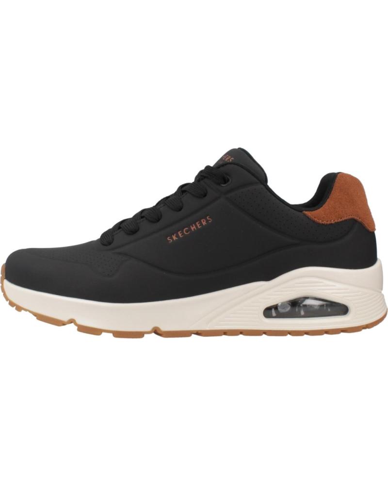 SKECHERS UNO - SUITED ON AIR ZAPATILLAS CASUAL HOMBRE NEGRO BLK