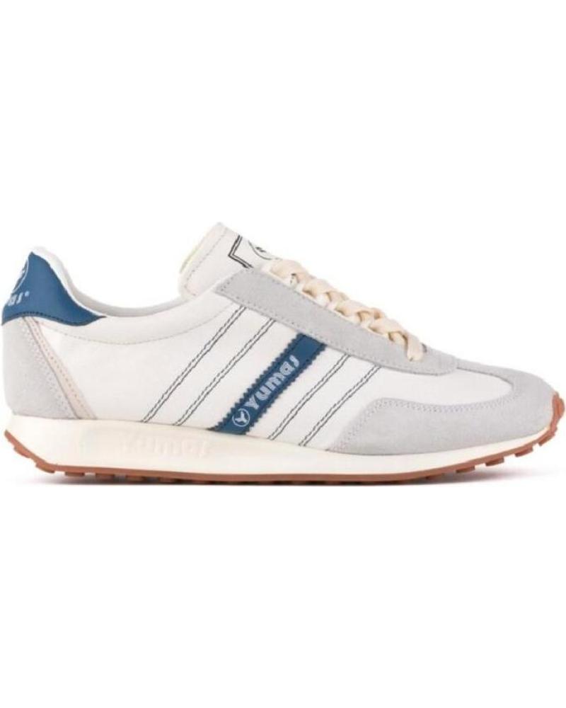 Zapatillas deporte de Hombre YUMAS - DEPORTIVO COLECCION PIE Y MICROFIBRA NEW N BLANCO AZUL