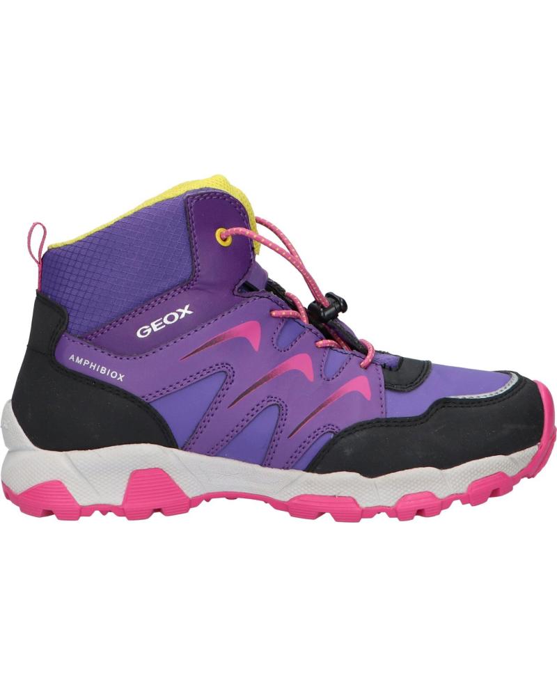 Botas de Niña GEOX J264LB 054FU J MAGNETAR G B ABX C8222 PURPLE-FUCHSIA