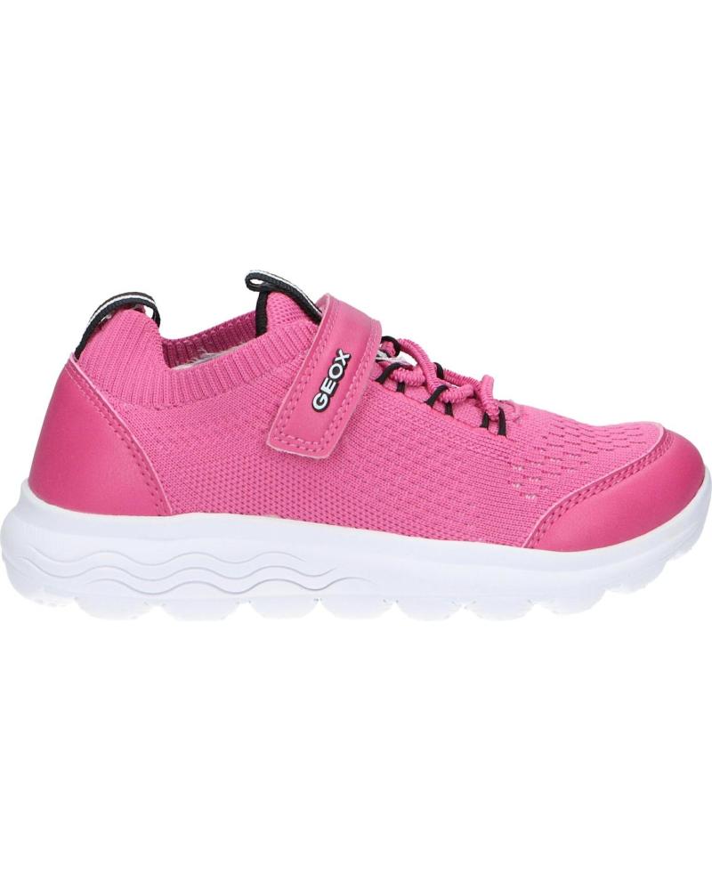 Deportivas de Niña GEOX ZAPATILLAS NINA MODELO J SPHERICA GIRL COLOR ROSA C8002