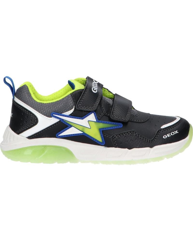 Deportivas de Niño GEOX J36CQA 0BU11 J SPAZIALE BOY C0802 BLACK-LIME