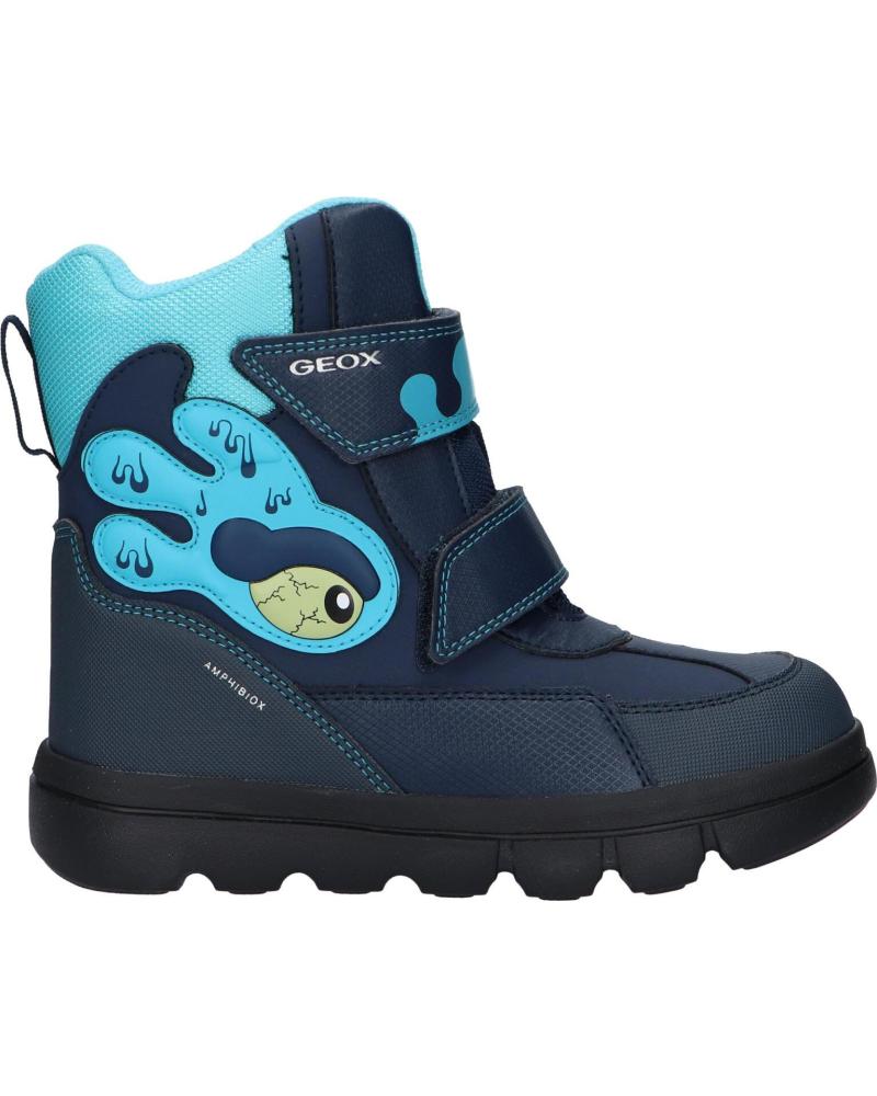 Botas de Niño GEOX BOTAS NINO MODELO J WILLABOOM COLOR AZUL CF4N4