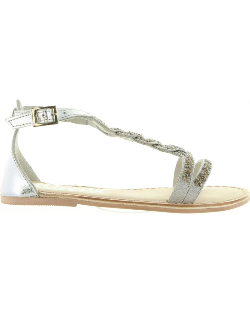 Sandalias de Niña CHEIW 45633 C17913 LONA PLATA