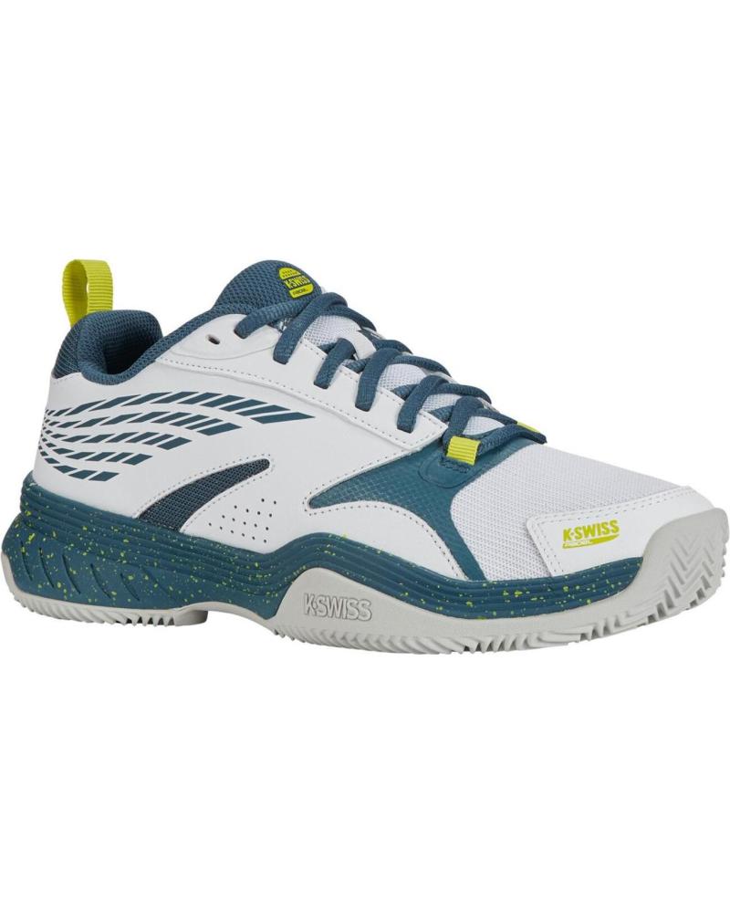 Deportivas de Hombre K-SWISS ZAPATILLAS DE PDEL HOMBRE SPEEDEX PADEL COLOR Y VERDE BLANCO