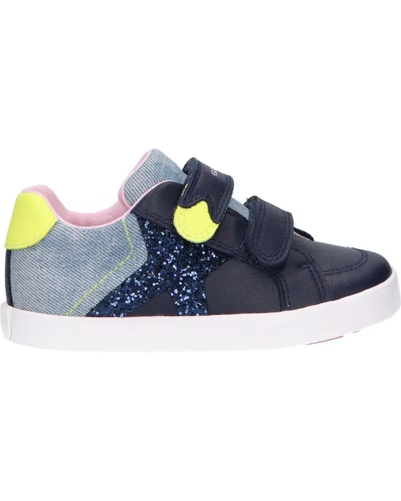 GEOX B15D5A 08513 C4502 NAVY-FLUO YELLOW