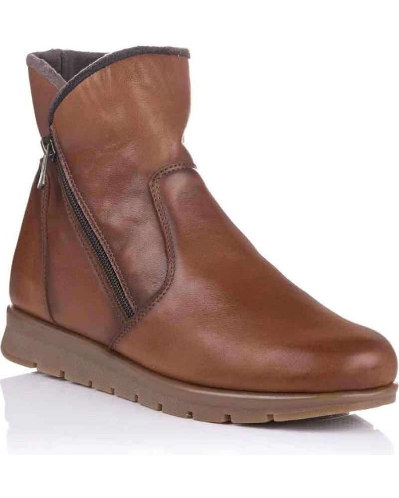 Botins de Mulher 48 HORAS BOTIN SENORA PIEL FORRADO CREMALLERA SETTER CUERO
