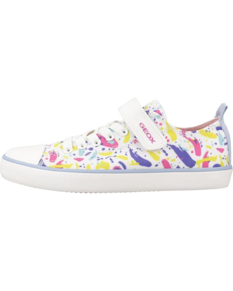 Deportivas de Niña GEOX ZAPATILLAS NINA MODELO J GISLI GIRL COLOR BLANCO C0653