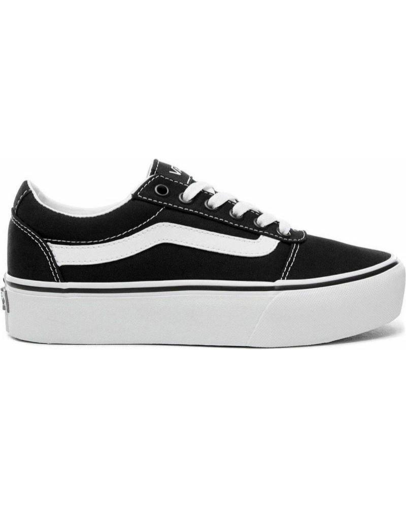 Deportivas de Mujer VANS OFF THE WALL VANS WARD PLATFORM WM CANVAS NEGRO-BLANCO - 35 VARIOS COLORES