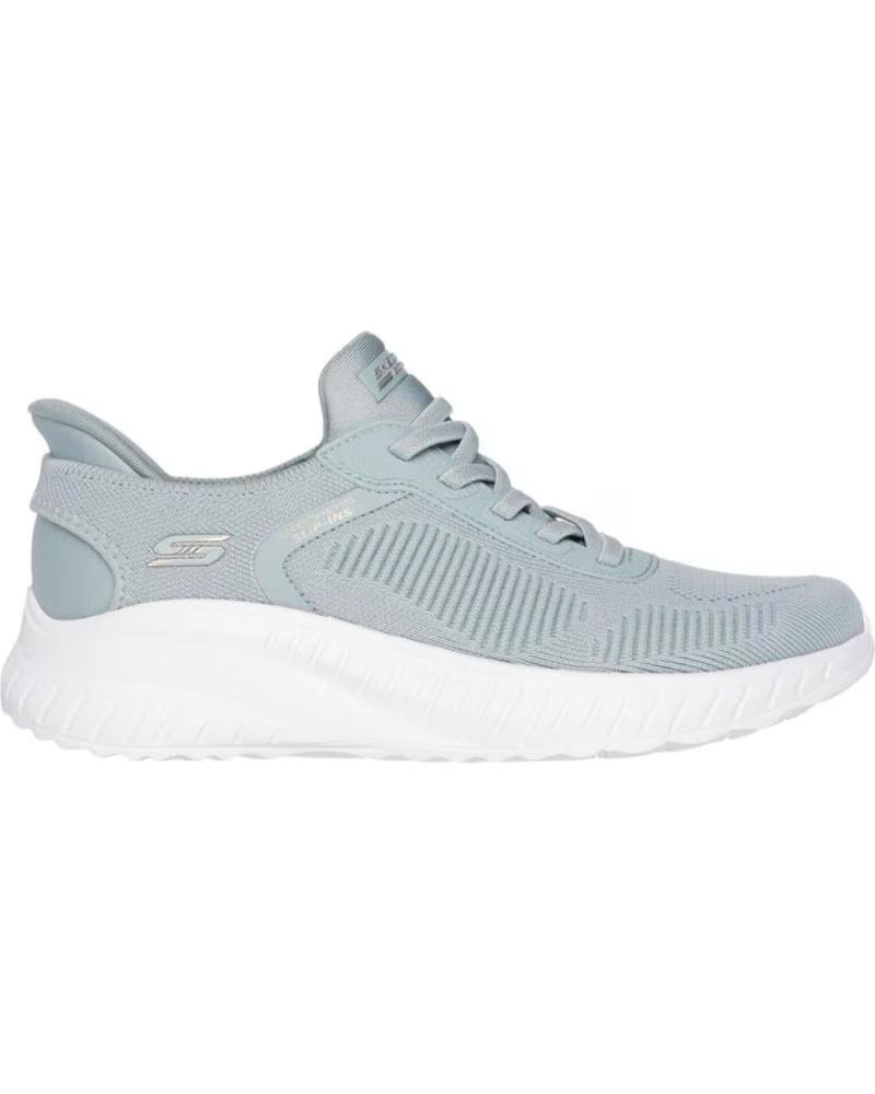 SKECHERS SLIP-INS BOBS SQUAD CHAOS - CURRENT MUSE REF 117497 SALVIA