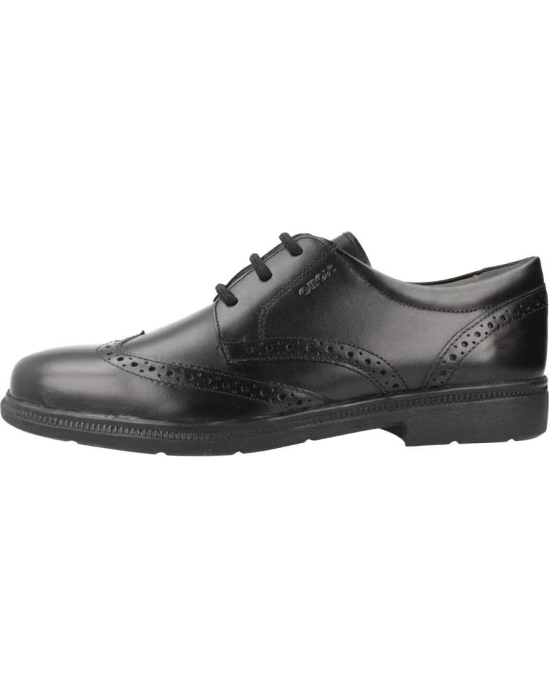 Geox Bluchers Mujer Modelo Jr Federico Color Negro C9999