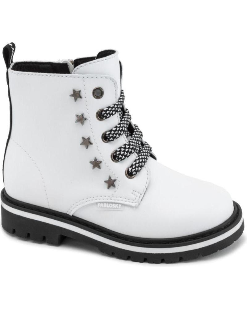 Botas de Niña PABLOSKY BOTIN 414205 BLANCO