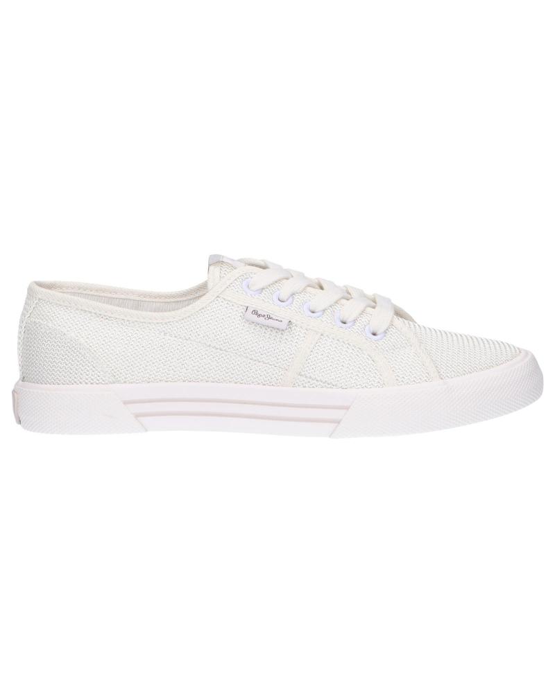 Zapatillas deporte de Mujer PEPE JEANS PLS31290 BRADY W SHINE 800WHITE