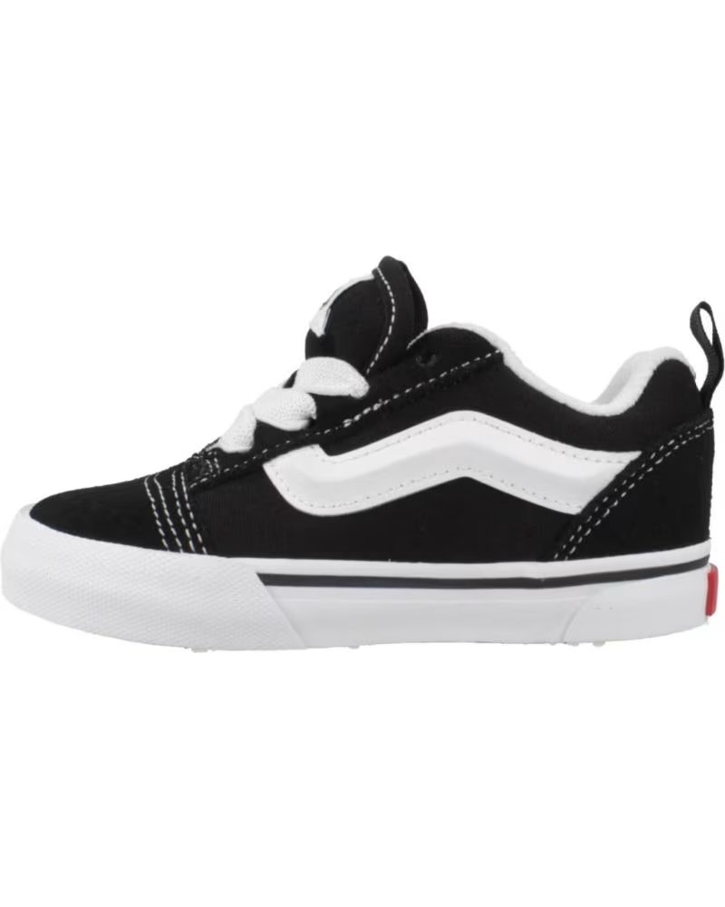 Vans Off The Wall Zapatillas Vans Knu Skool Elastic Lace Negras para Niño Blktruewht