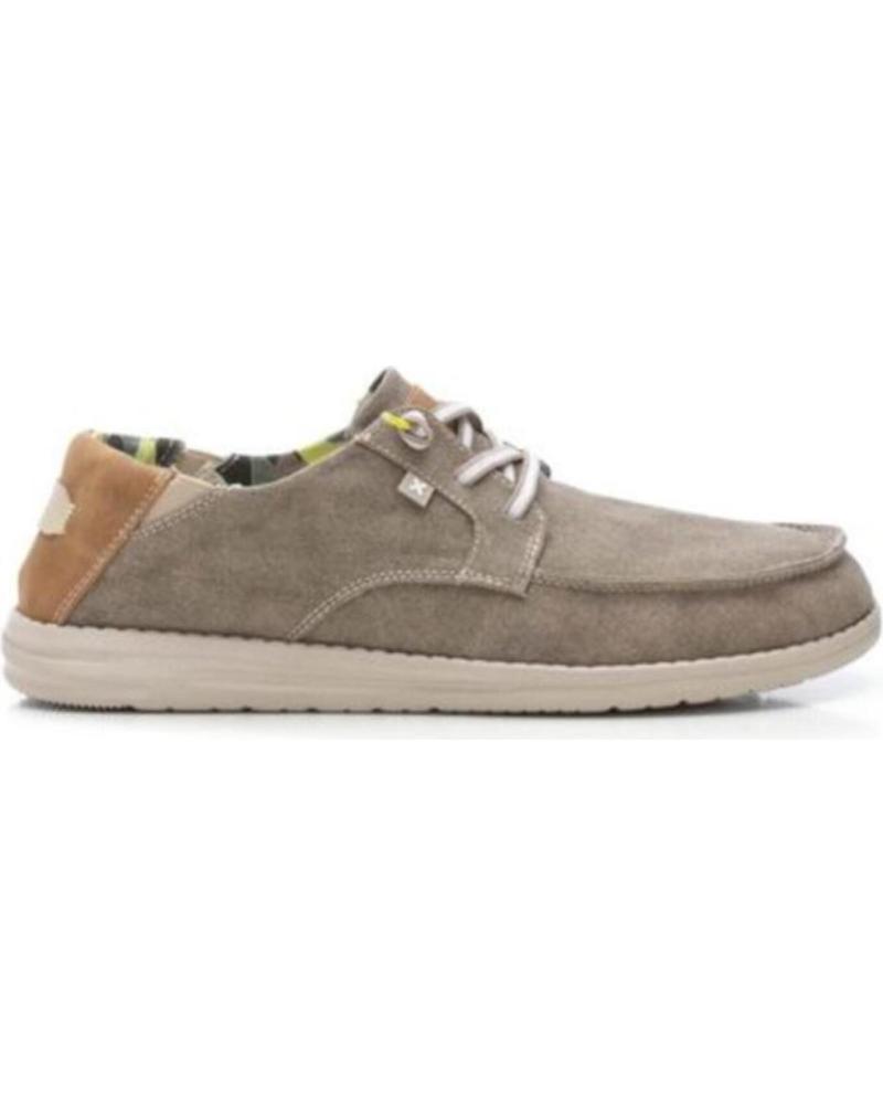 Sapatos de Homem XTI NAUTICO DE LONA PARA HOMBRE 144046 COLOR BEIG BEIGE