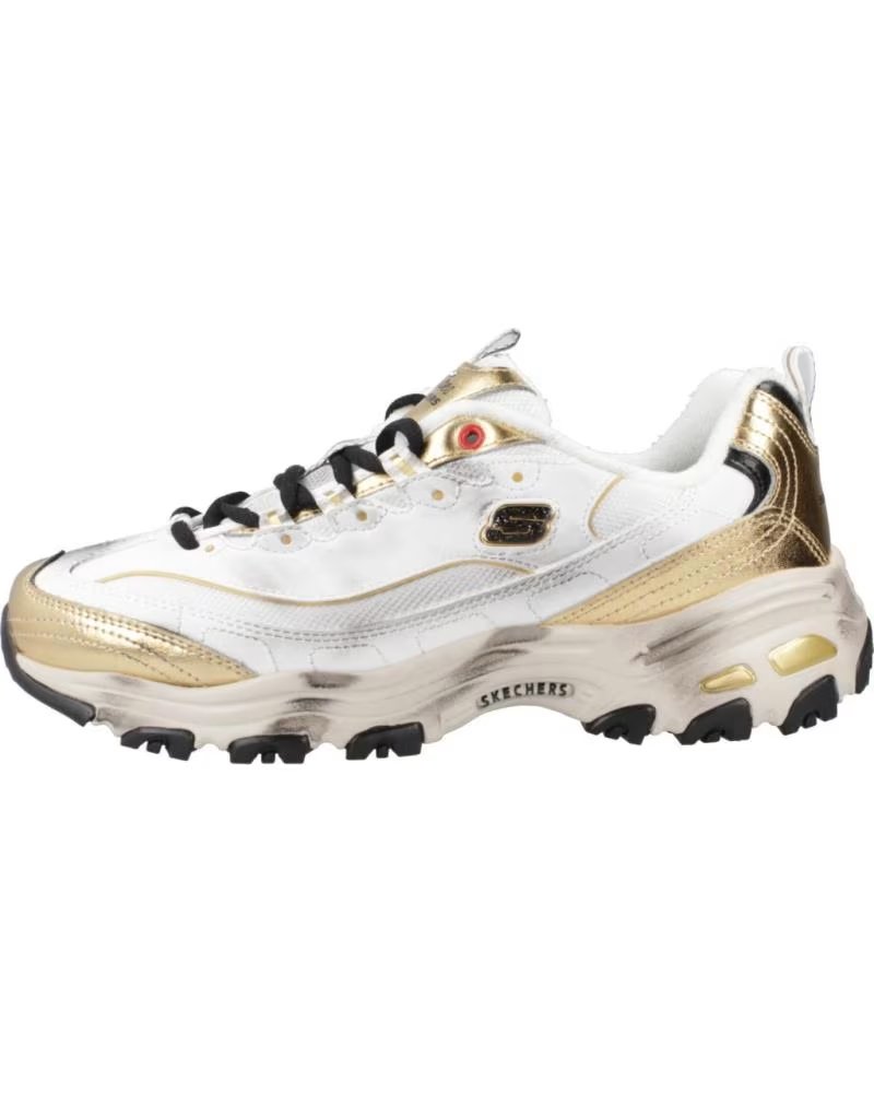 Skechers Zapatillas Mujer Modelo Dlites-vintage Visi Color Blanco Wbg Wbgd