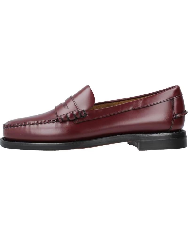 Sebago Mocasines Hombre Modelo 7000300W Ancho Especial Color Burdeo A2IGARNET