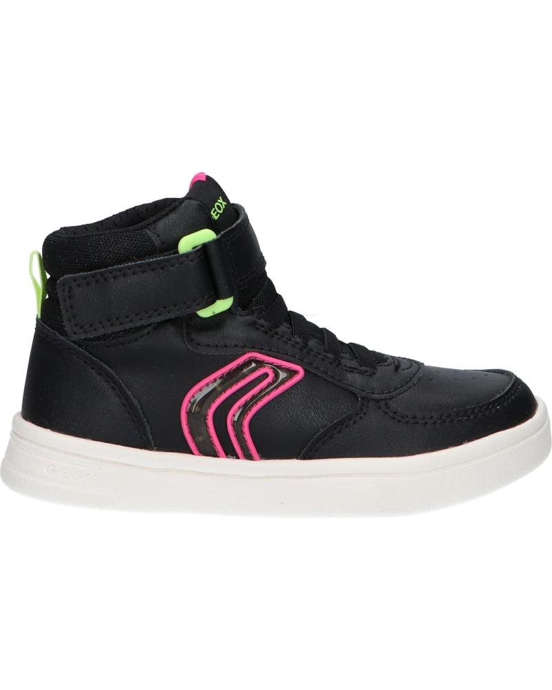 Deportivas de Niña GEOX J DJROCK GIRL NEGRO