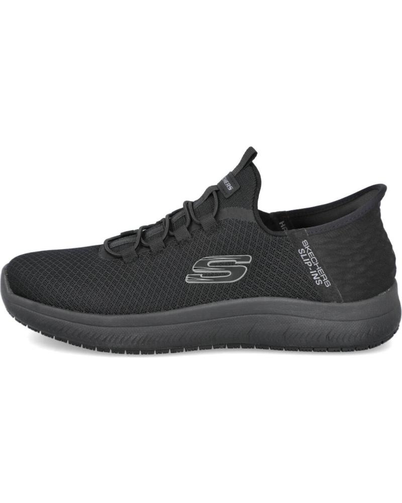 Deportivas de Hombre SKECHERS 200205 SLIP-INS WORK SLIP-RESISTANT SUMMITS - COLSIN NEGRO
