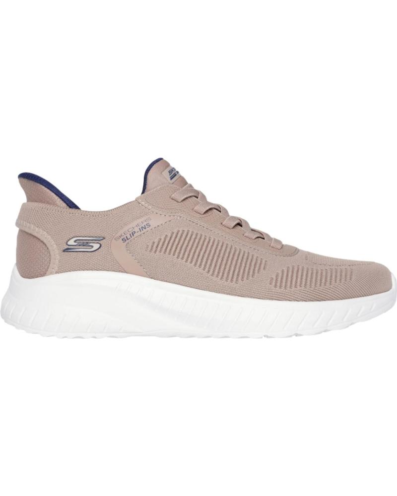ZAPATILLAS SKECHERS BOBS SQUAD CHAOS SLIP-INS TAUPE