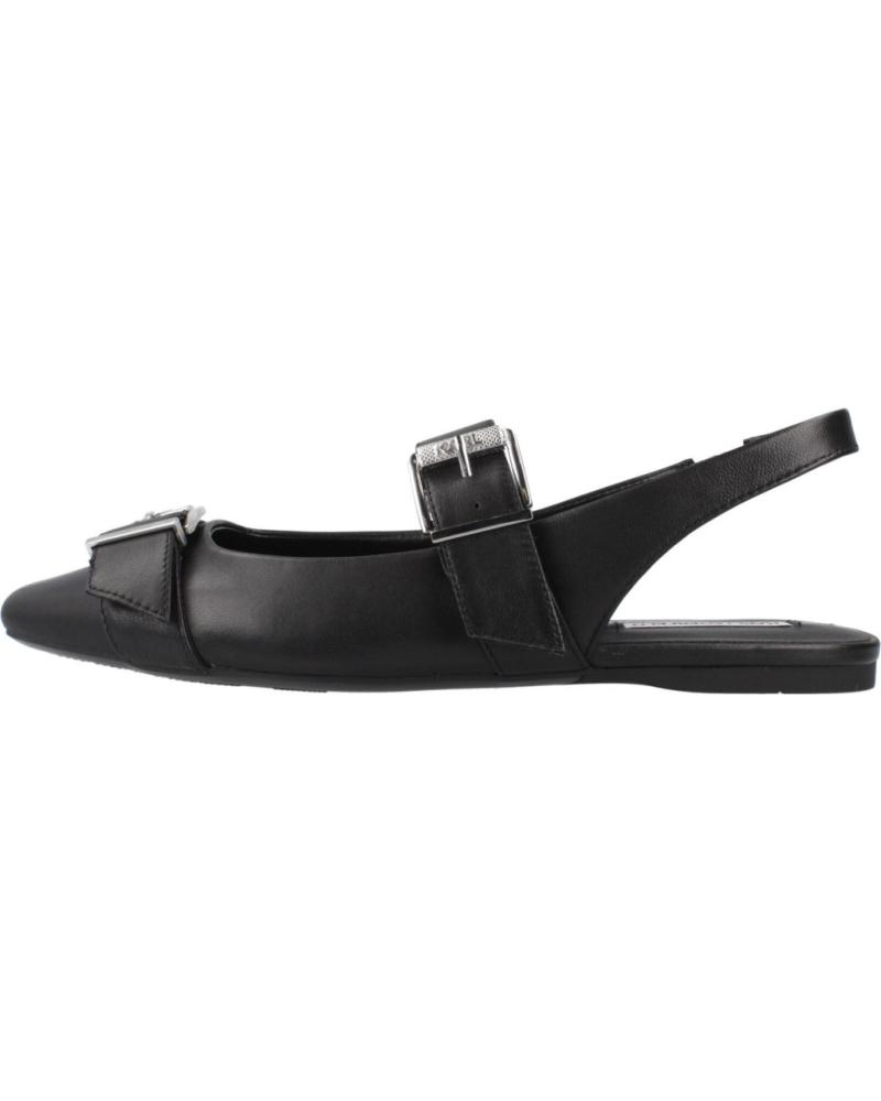 Sandalias de Mujer KARL LAGERFELD BAILARINAS MUJER MODELO KONNIE DOUBLE BUCKLE SLING COLOR NEG 000 BLACK