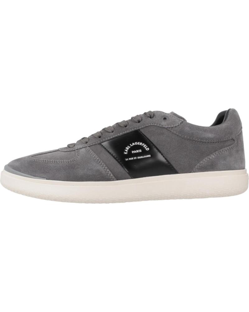 Deportivas de Hombre KARL LAGERFELD ZAPATILLAS HOMBRE MODELO ATLAS MAISON BAND LO LACE COLOR GRI 555 GREY