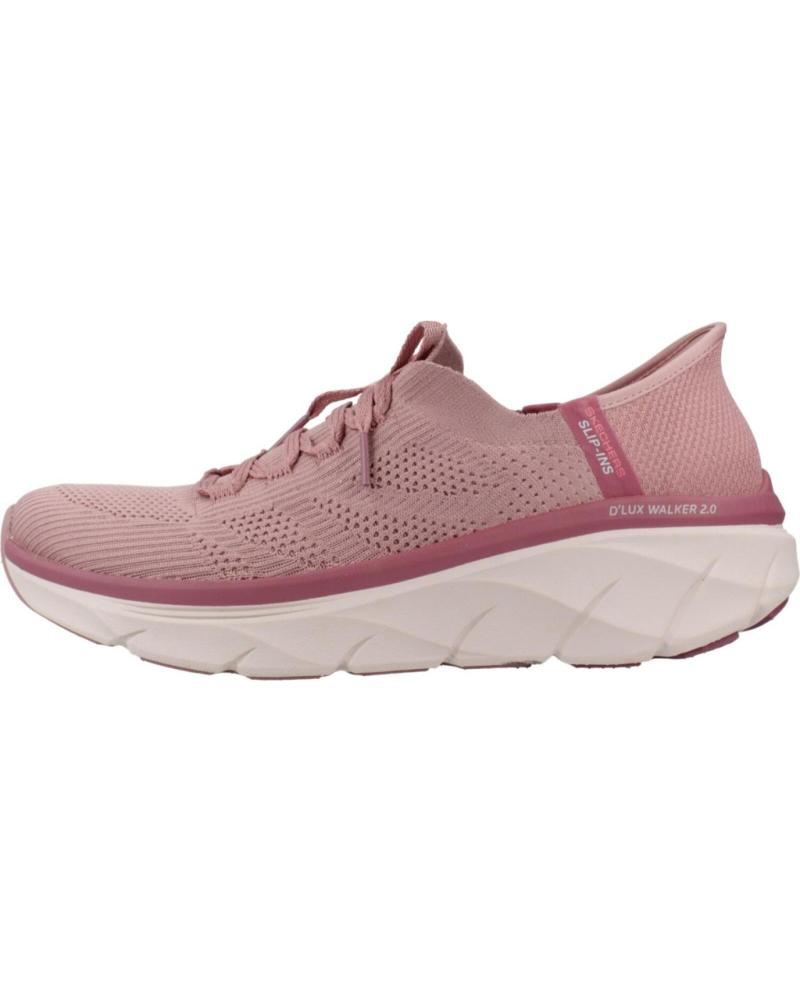Deportivas de Mujer SKECHERS ZAPATILLAS MUJER MODELO DLUX WALKER 2 0 SLIP-INS COLOR ROSA DKMV