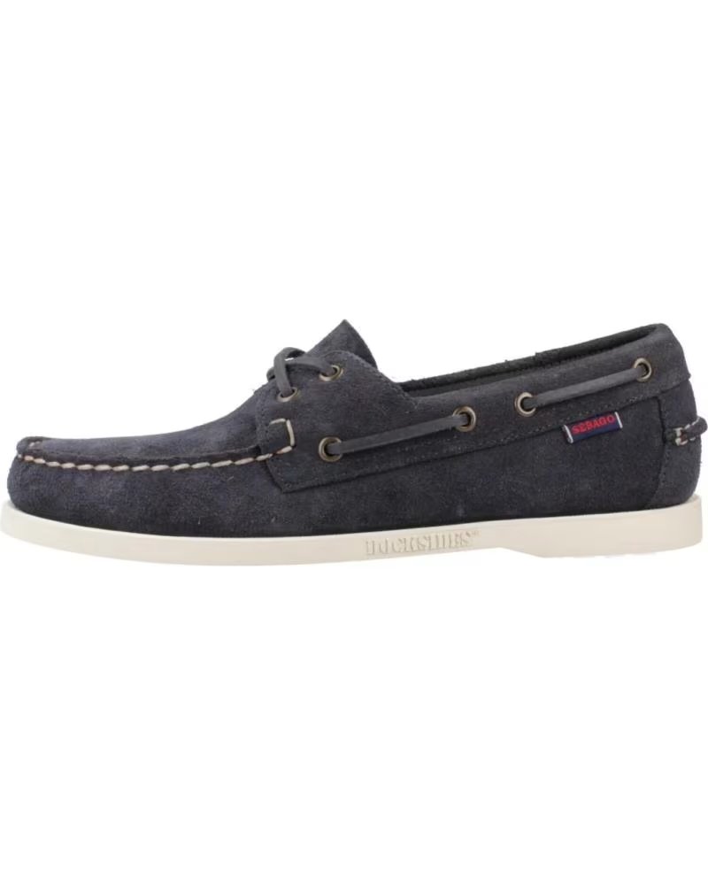 Sebago Mocasines Hombre Modelo Docksides Portland Flesh Color Azul Blue
