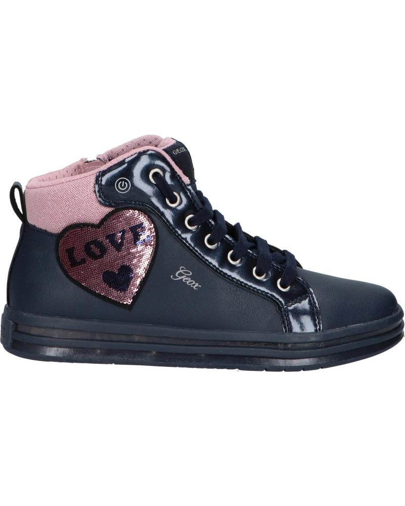 Botas de Niña GEOX J16EVC 0BCHI J PAWNEE GIRL C4423 NAVY-DK ROSE