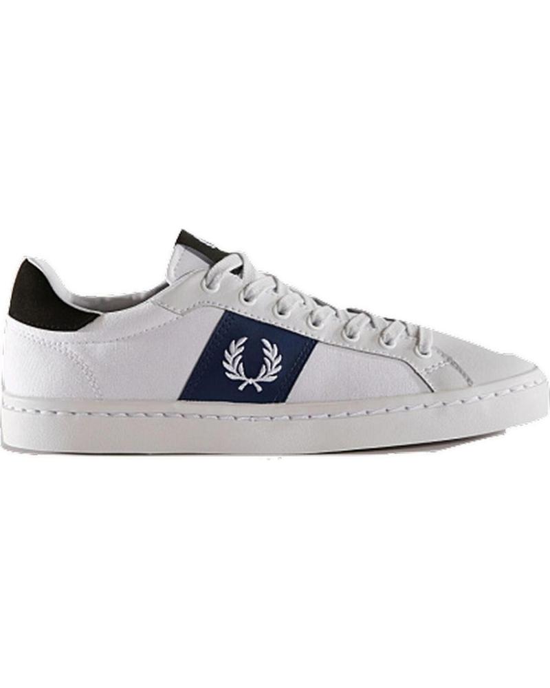 Zapatillas deporte de Hombre FRED PERRY LAWN LEATHER-CANVAS MULTICOLOR