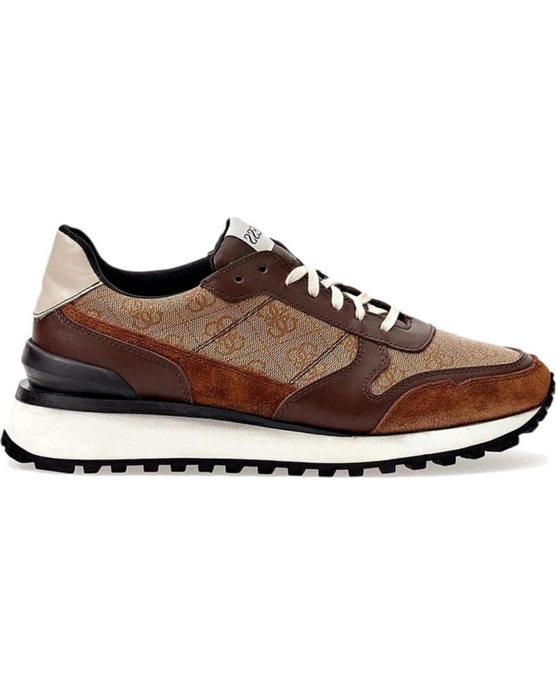 Zapatillas deporte de Hombre GUESS DEPORTIVOS LOGOS BEGE BROWN