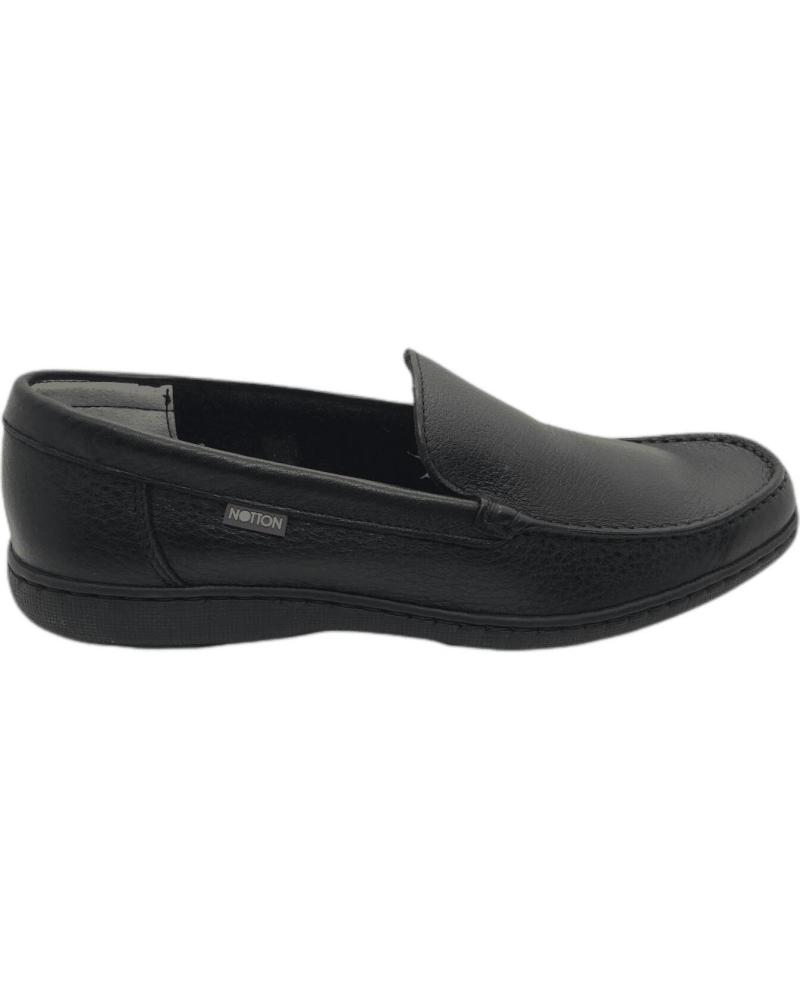 Mocasines de Hombre NOTTON ZAPATO 1547 NEGRO