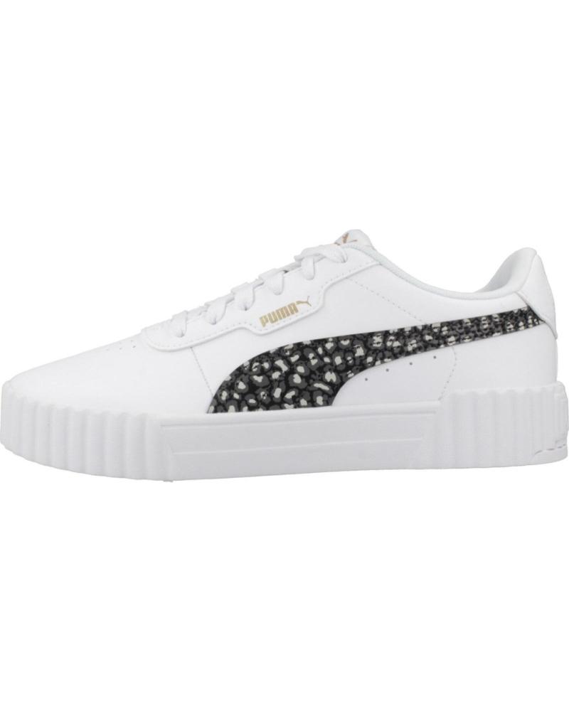 Deportivas de Niña PUMA ZAPATILLAS NINA MODELO CARINA 3 0 ANIMAL JR COLOR BLANCO WHI WHITE