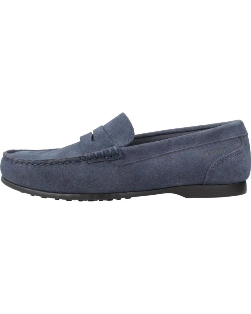 Sebago Mocasines Hombre Modelo Byron Suede Color Azul Blue