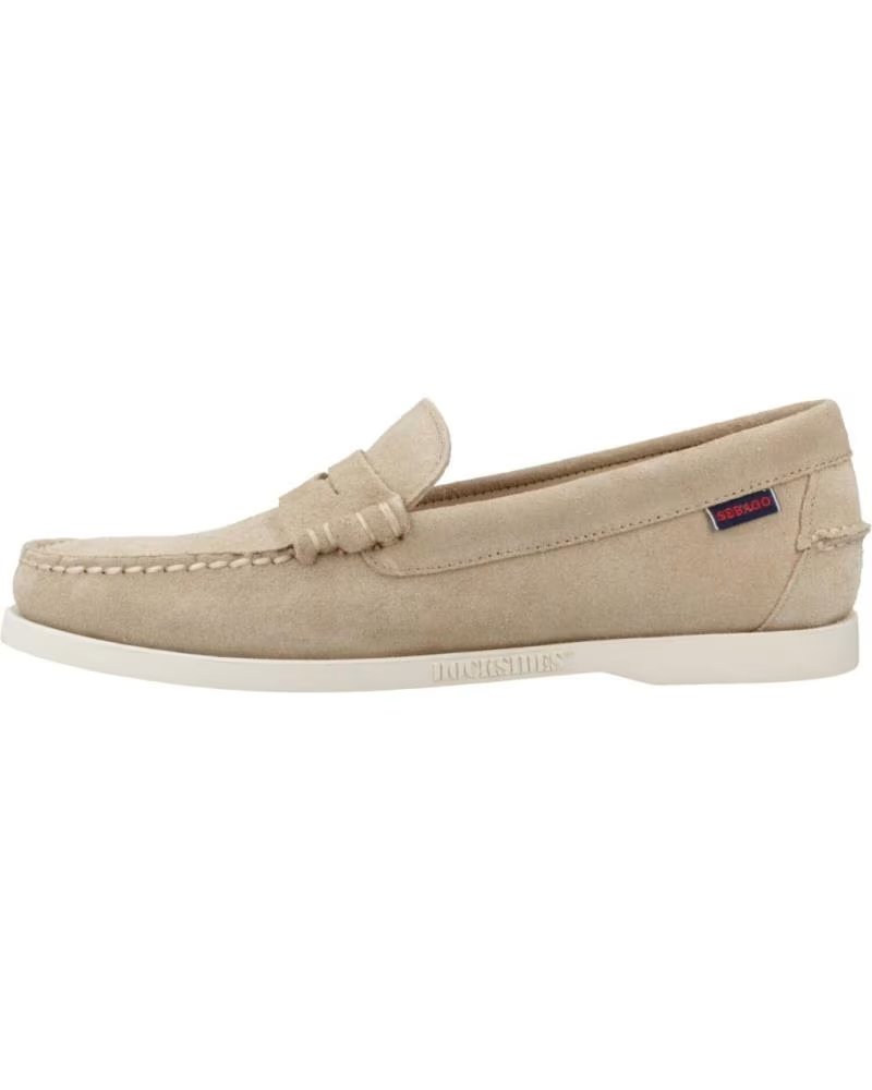 Sebago Mocasines Hombre Modelo Dan Boat Flesh Color Azul Beigecamel